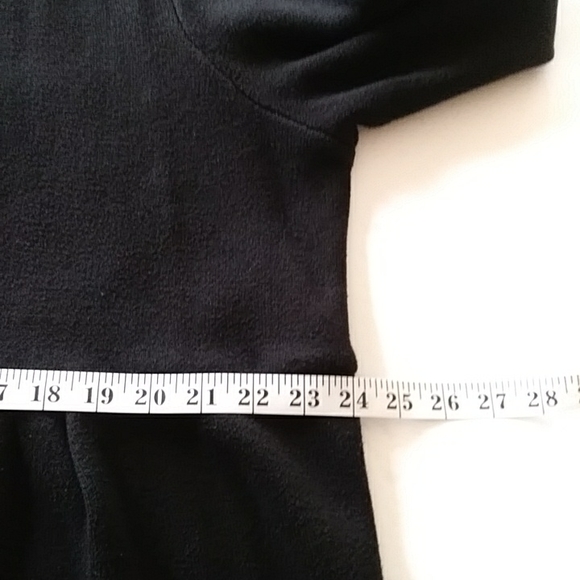 Dressbarn Woman Double Breasted Pleated Plaid Sweater Jacket 22/24 Black White - Picture 13 of 14